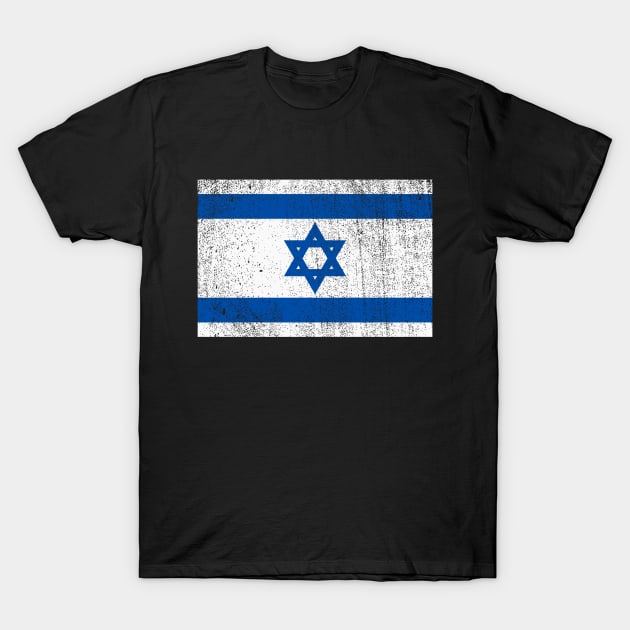 Israel Flag - Star of David - I Stand with Israel T-Shirt by Danemilin